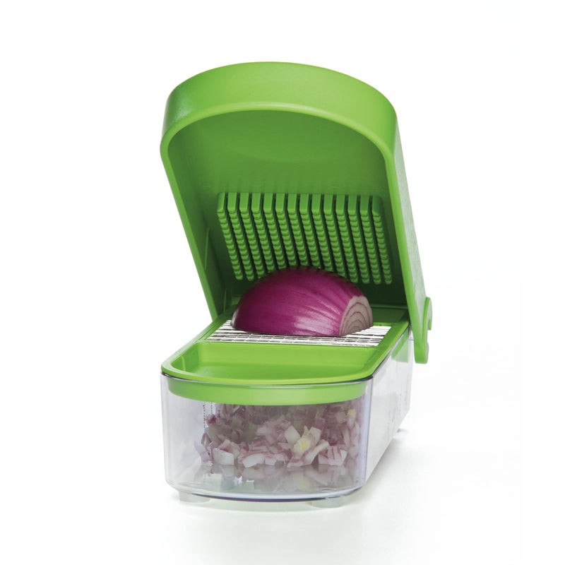 Prepsolutions PrepWorks Onion Chopper â€“ Green/White, Standard, for Quick and Easy Dicing and Chopping - Image 2